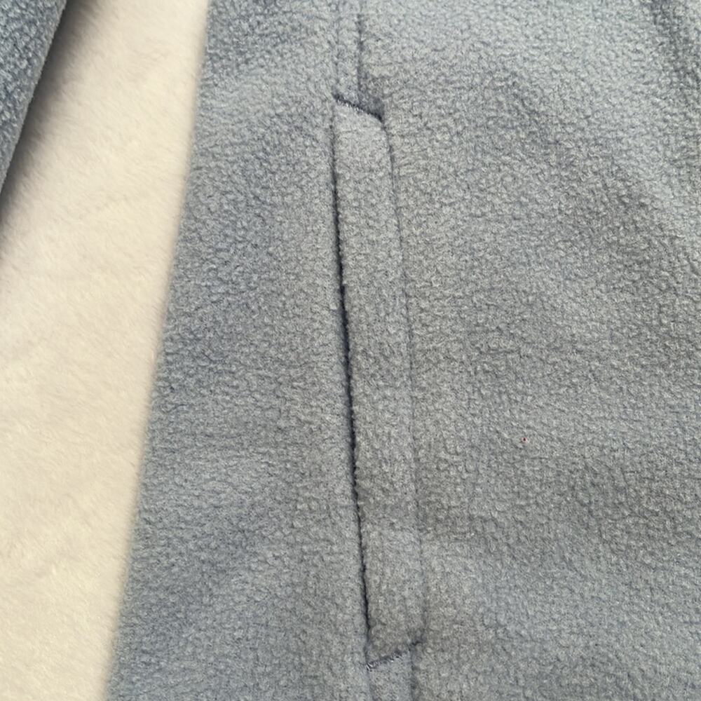 Columbia Full Zip Fleece Jacket Youth 2T Castle Dale Light Dusty Blue Pockets - Picture 3 of 8